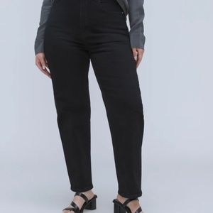 Everlane The Way-High Jean in Black Coal Size 30